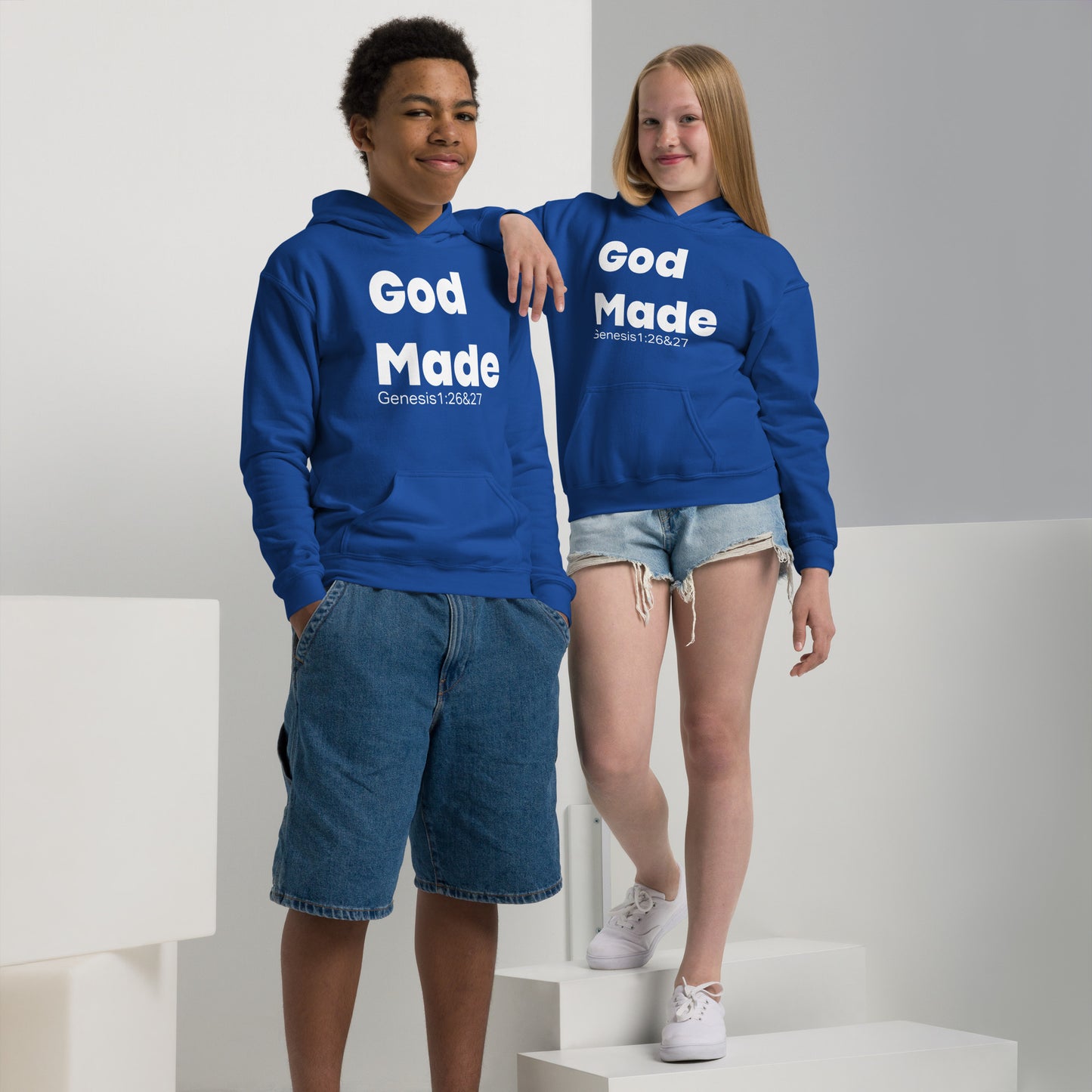 God Made Youth heavy blend hoodie